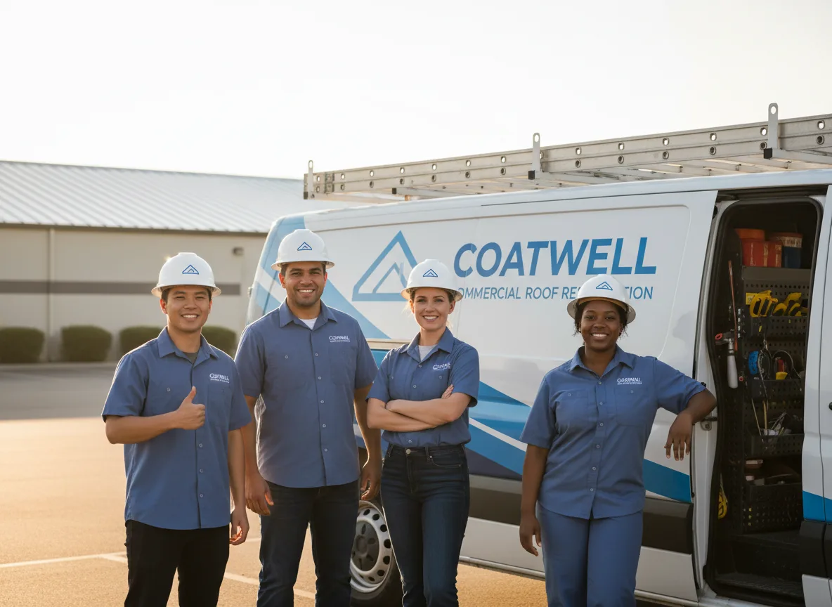 Commercial roof coating company in Wellman, IA